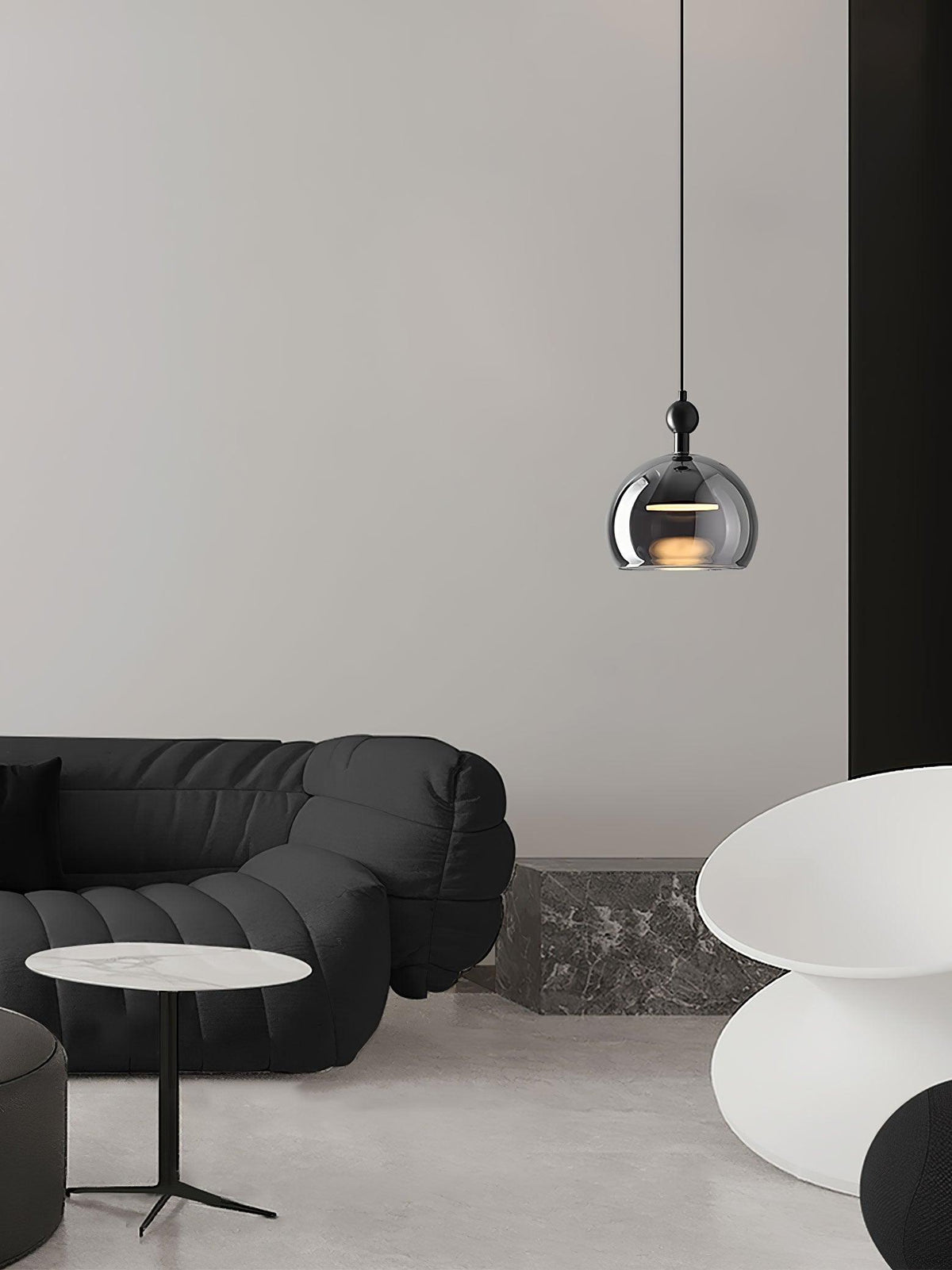Droplet elegante Pendelleuchte aus Glas