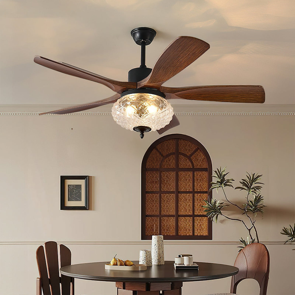 Rivanel Deckenventilator mit Beleuchtung