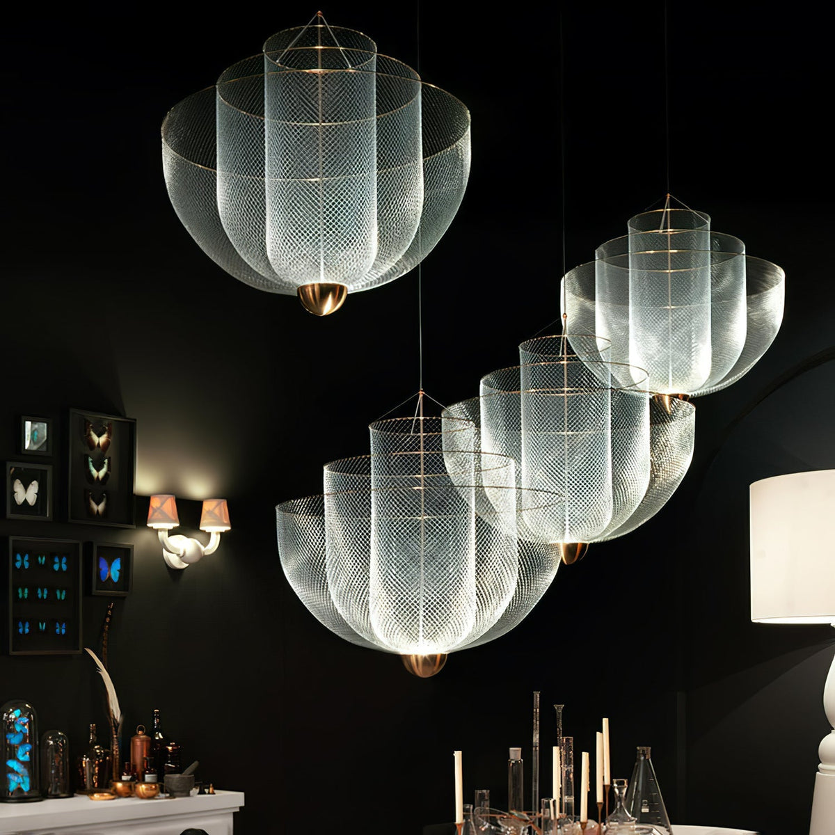 Terielissa Kronleuchter Meshmatics Radiant Wirework