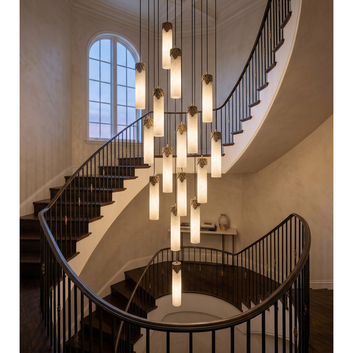 Eiralena Kronleuchter aus Alabaster