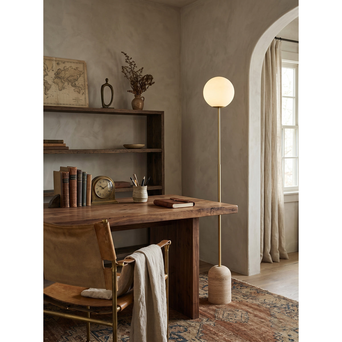 Valoia Travertine Stehleuchte