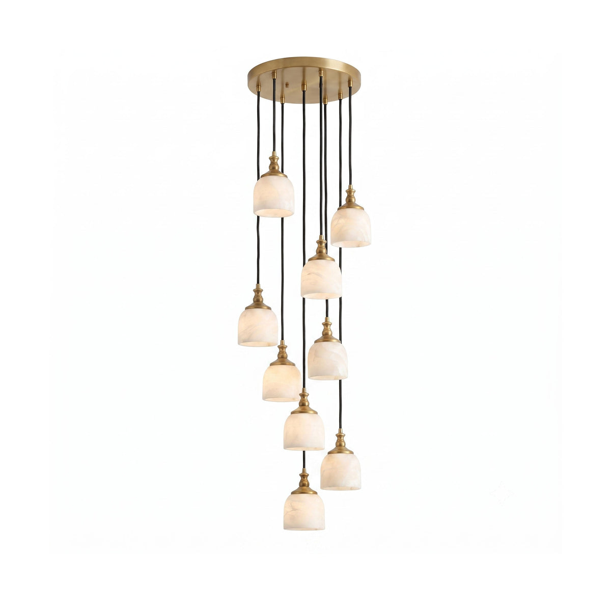 Stonewick Alabaster-Kronleuchter