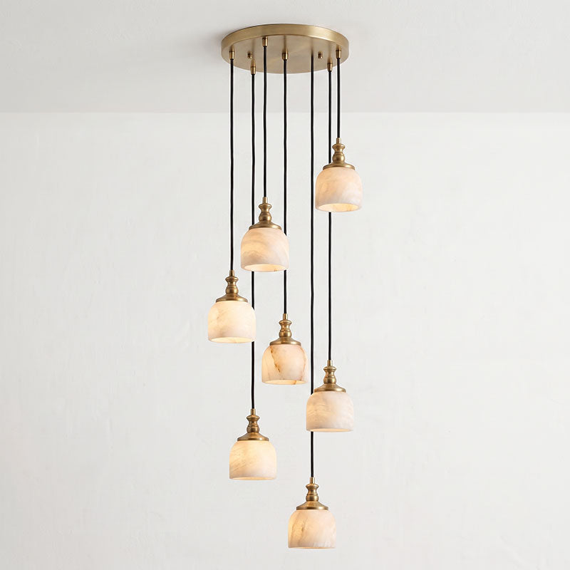 Stonewick Alabaster-Kronleuchter