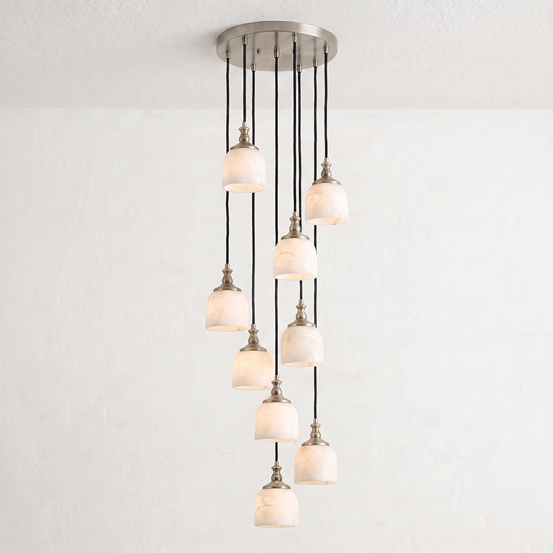 Stonewick Alabaster-Kronleuchter
