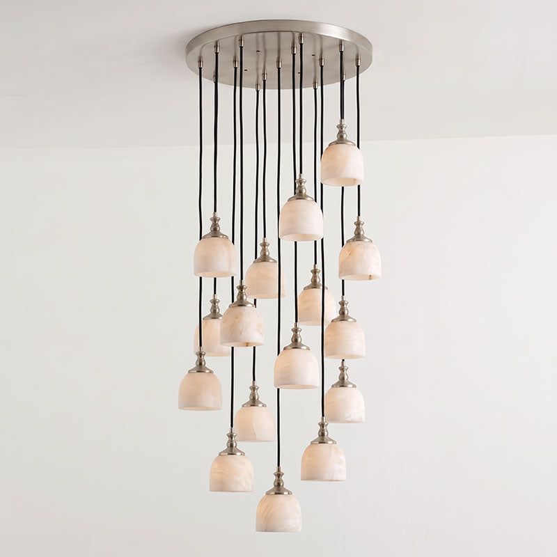 Stonewick Alabaster-Kronleuchter