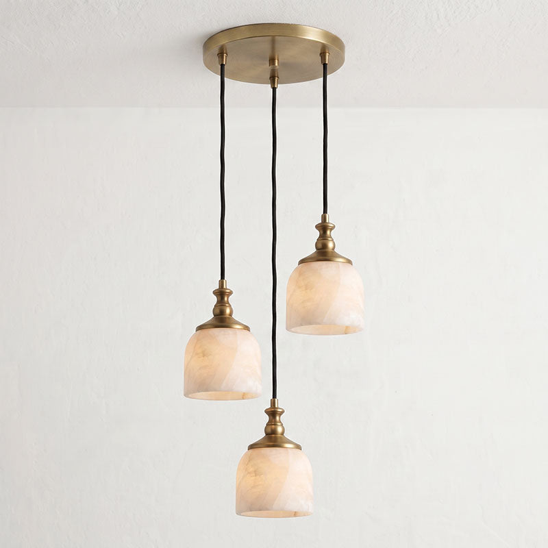 Stonewick Alabaster-Kronleuchter