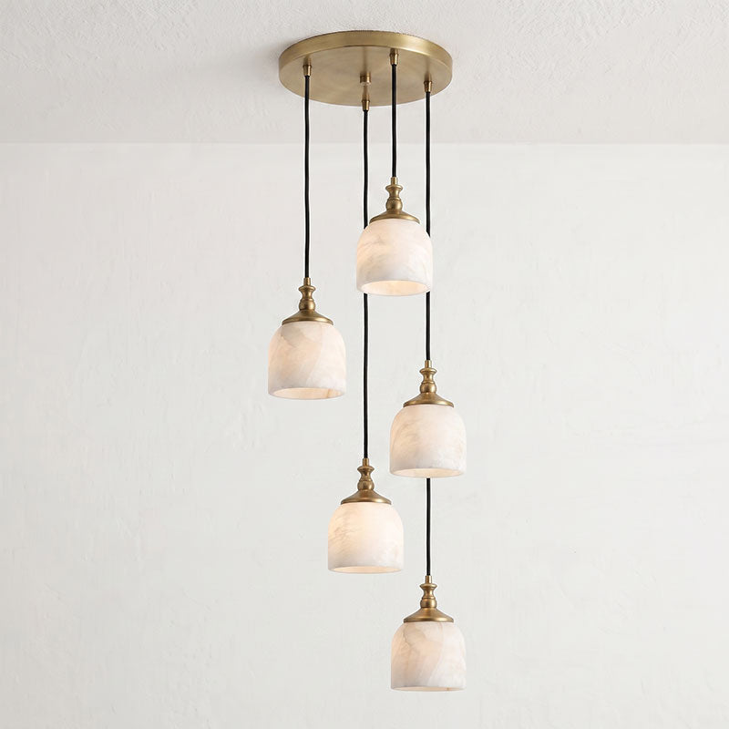 Stonewick Alabaster-Kronleuchter