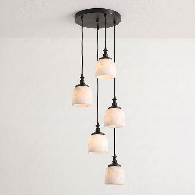 Stonewick Alabaster-Kronleuchter