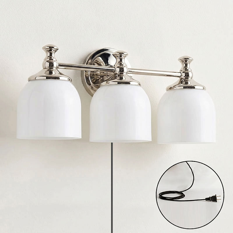 Celiaya Chart-Glas-Wandleuchte mit Stecker