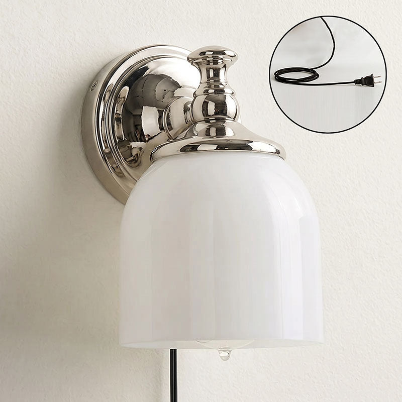 Celiaya Chart-Glas-Wandleuchte mit Stecker