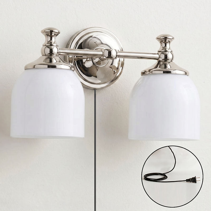 Celiaya Chart-Glas-Wandleuchte mit Stecker