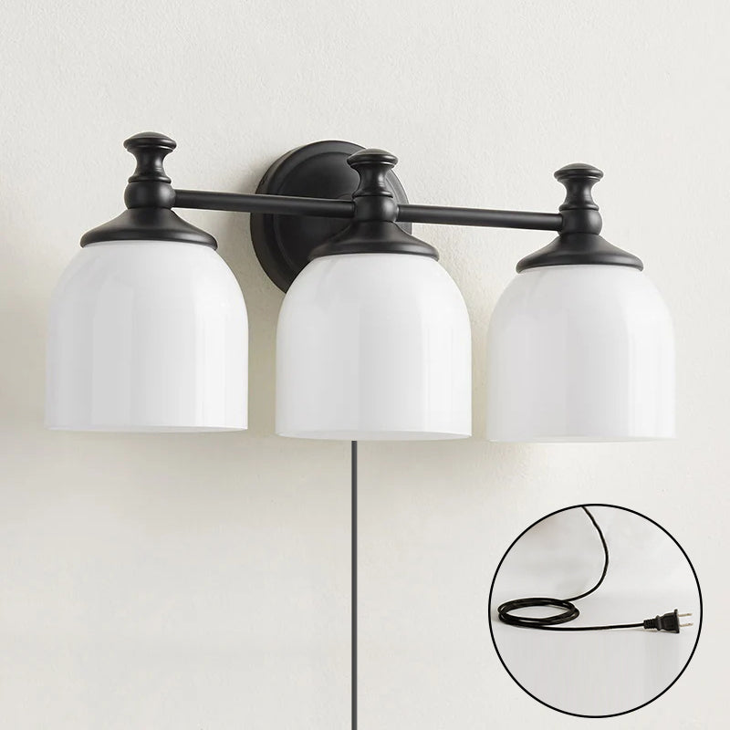Celiaya Chart-Glas-Wandleuchte mit Stecker