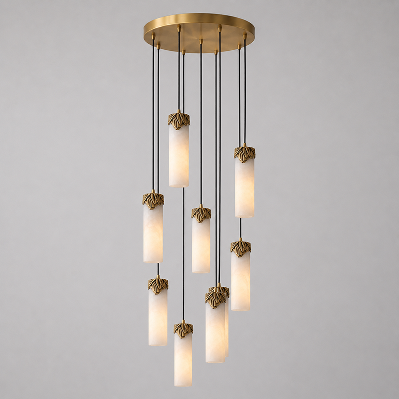 Eiralena Kronleuchter aus Alabaster