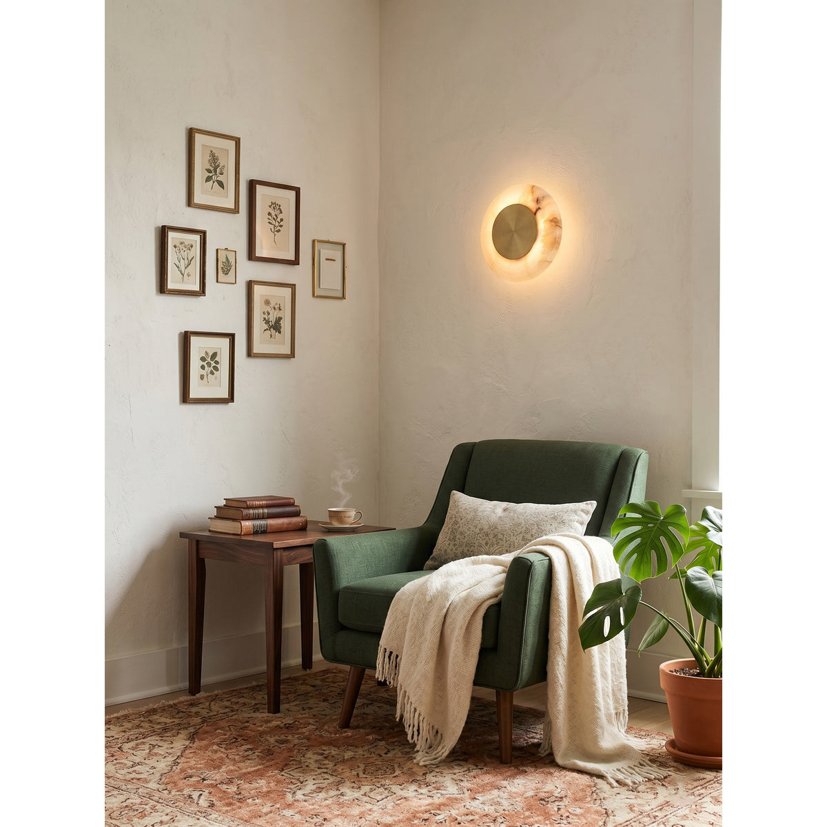 Noveren Wandleuchte Onyx &