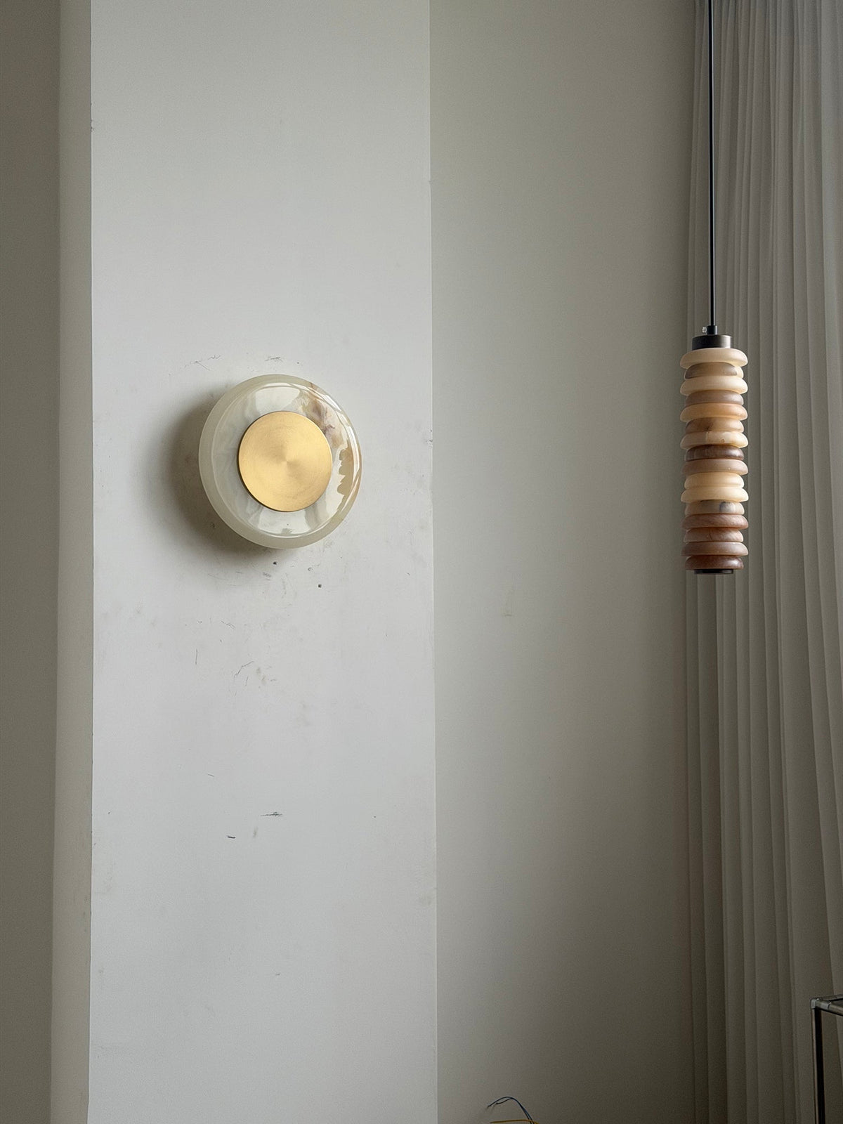 Noveren Wandleuchte Onyx &