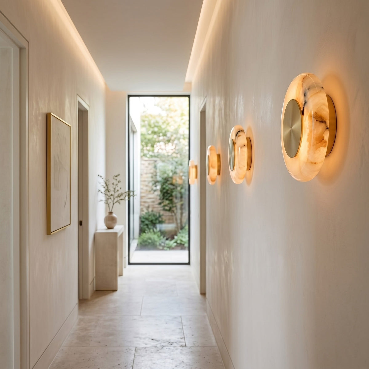 Noveren Wandleuchte Onyx &