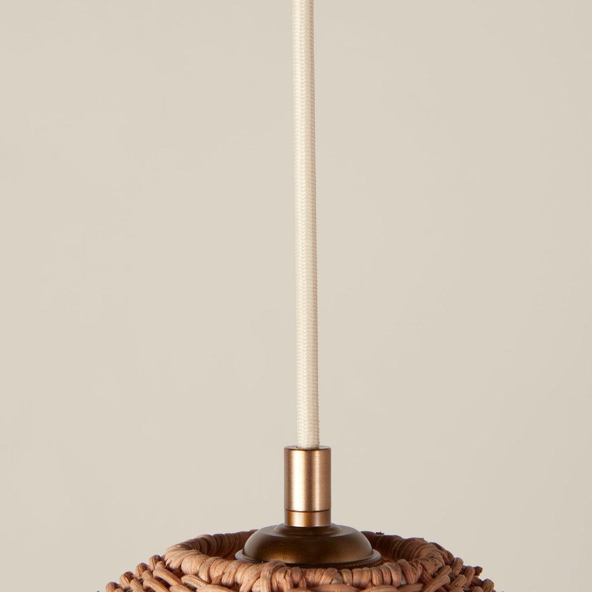 Kasbah Rattan konische Pendelleuchte