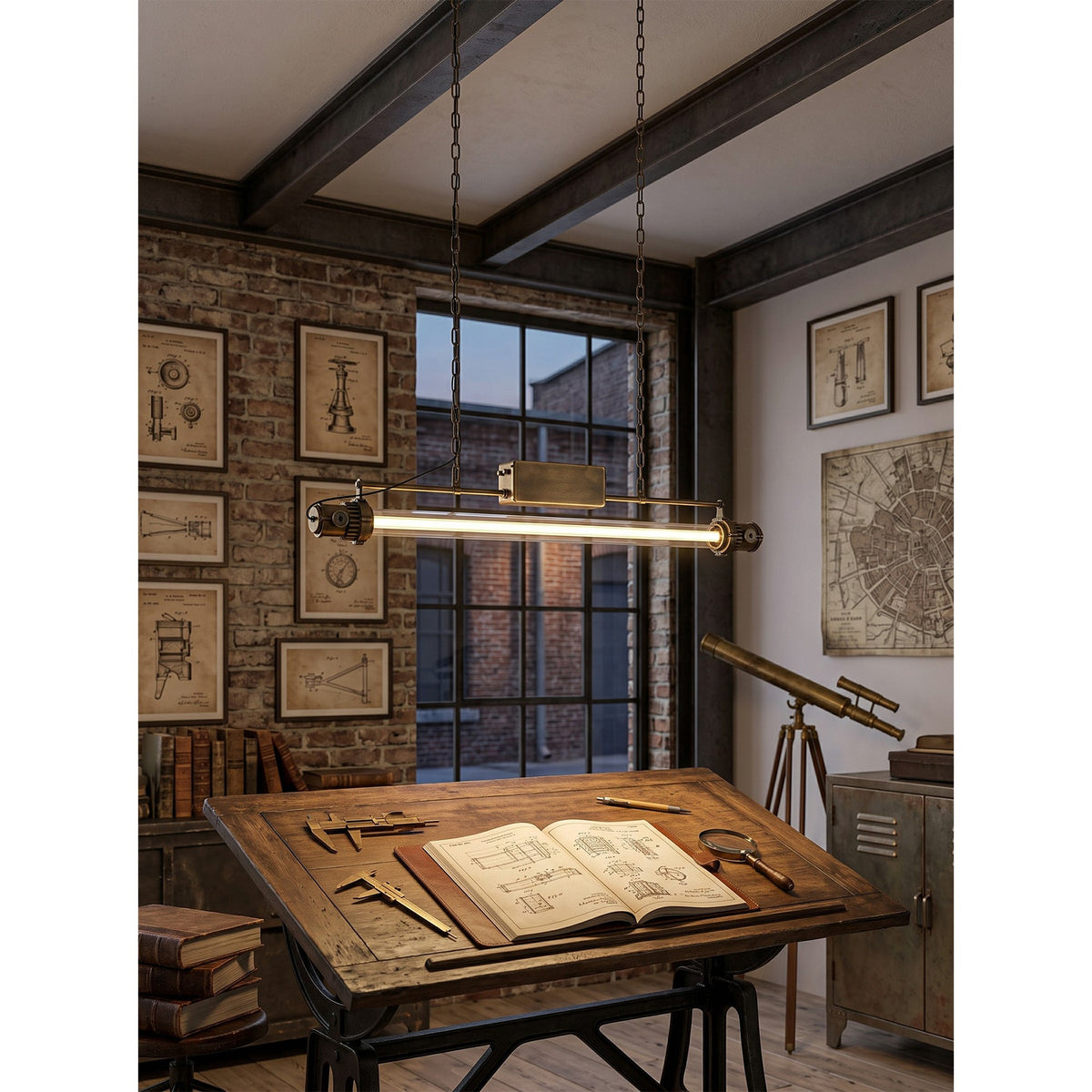 Pemberstone Lineare Pendelleuchte
