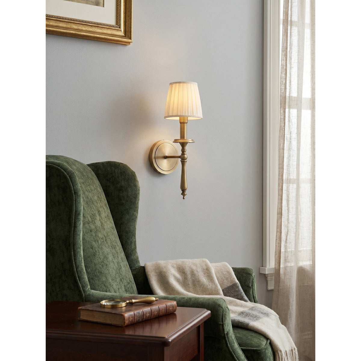 Oriisine Messing-Wandleuchte