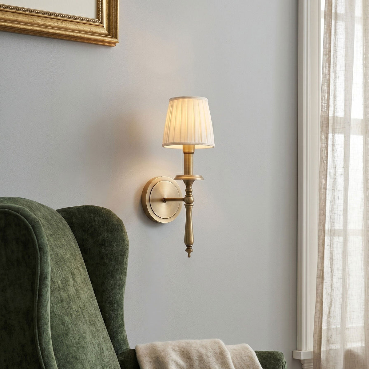 Oriisine Messing-Wandleuchte
