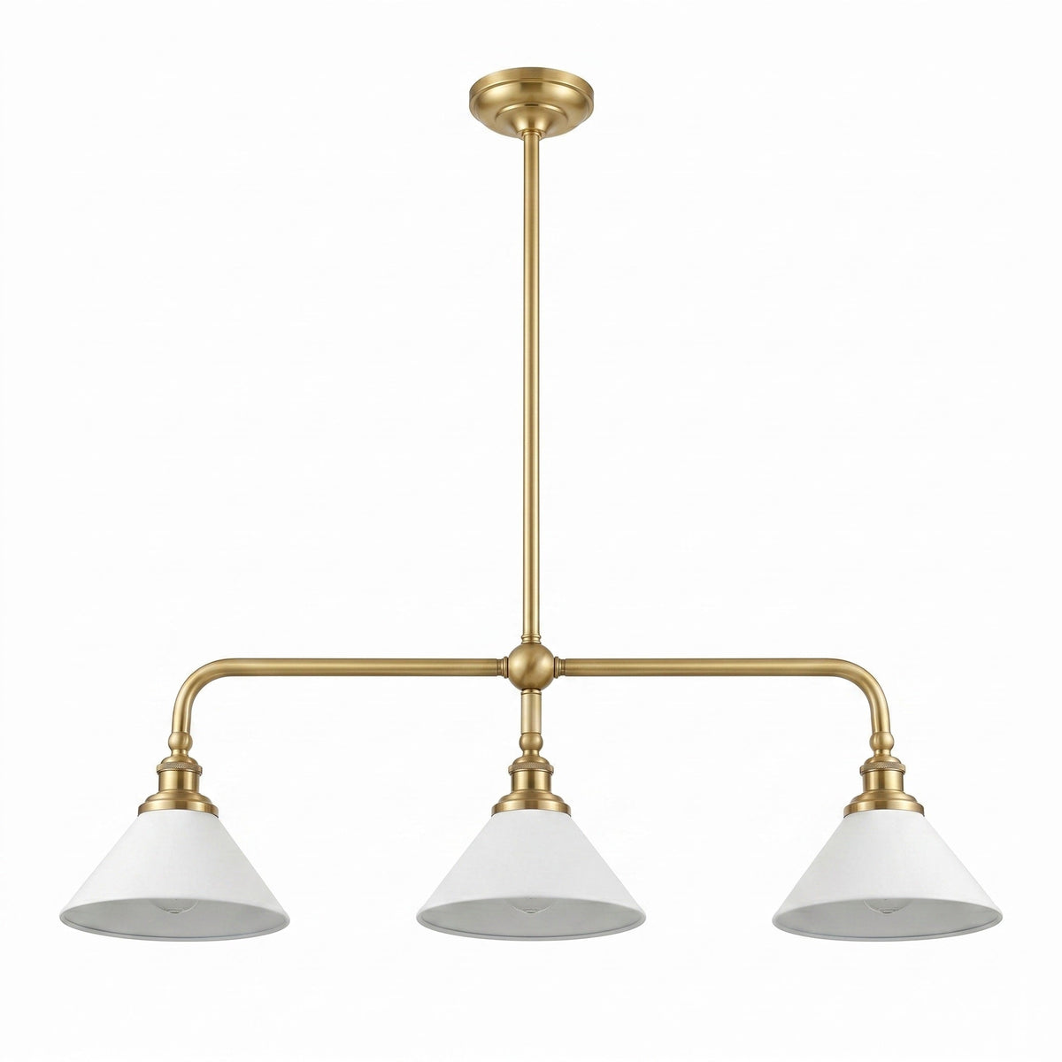 Oriivaria Messing Eleganz Kronleuchter 3 Lichtquellen