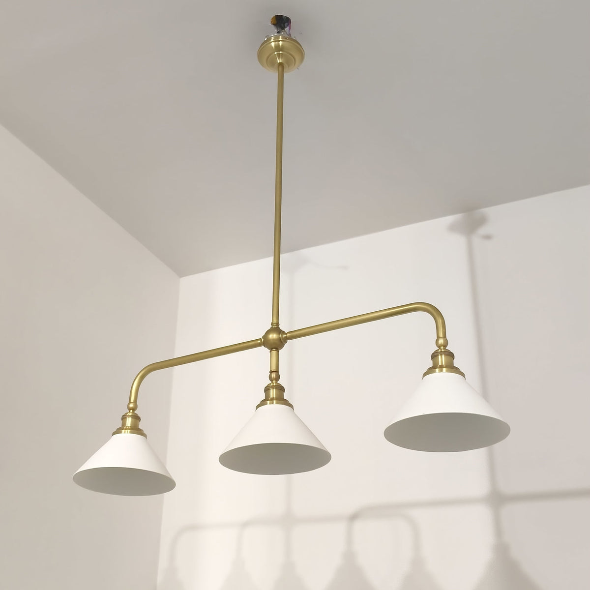 Oriivaria Messing Eleganz Kronleuchter 3 Lichtquellen