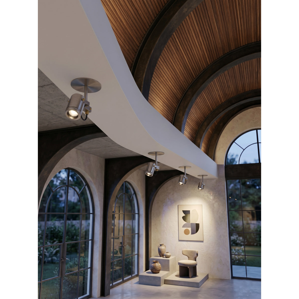 Triton Kael Focus LED flache Deckenleuchte
