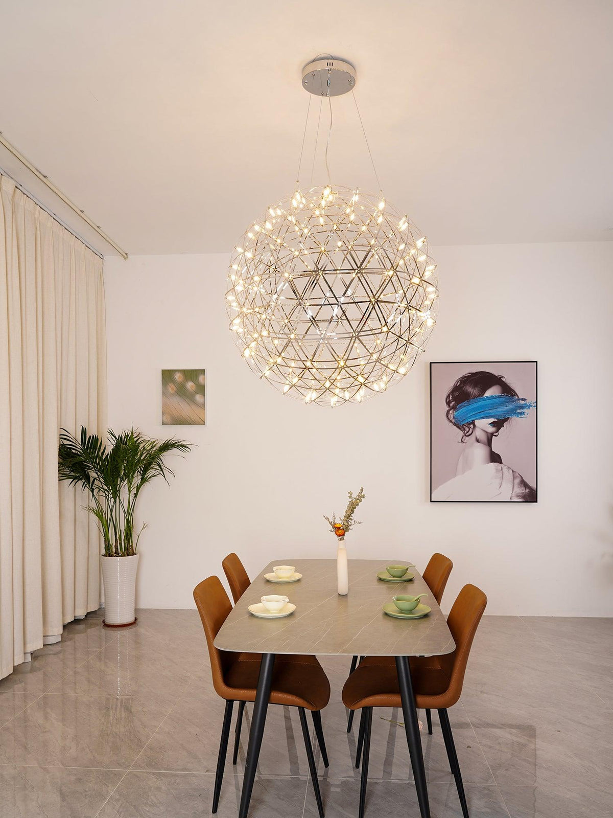 Sylvarin Gold Spark Ball Pendelleuchte