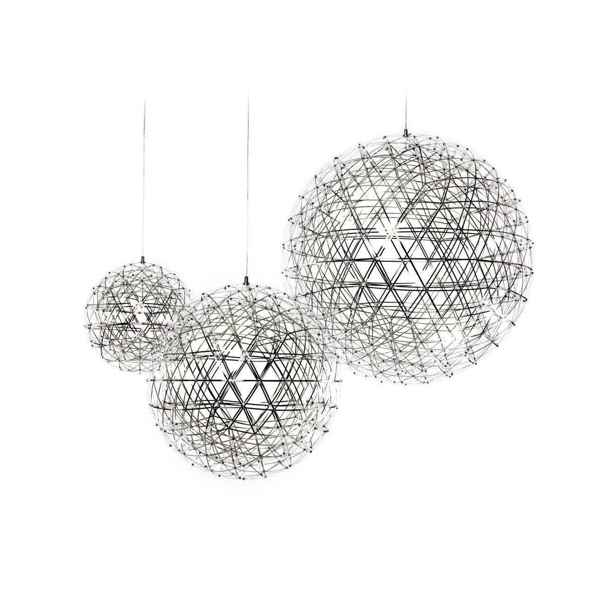 Delcourt Silber Spark Ball Pendelleuchte