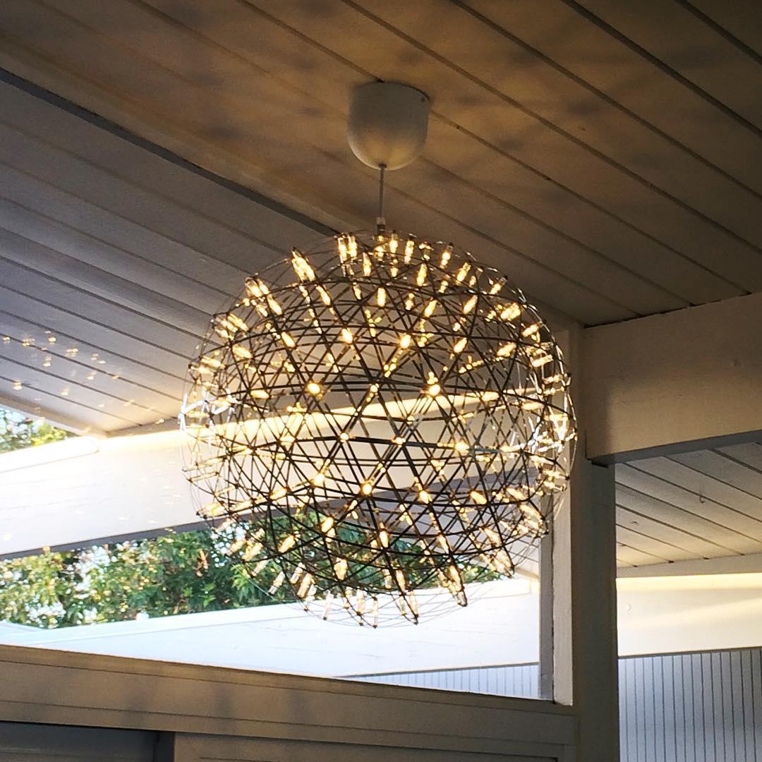 Delcourt Silber Spark Ball Pendelleuchte