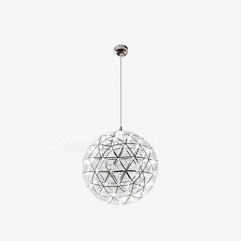 Delcourt Silber Spark Ball Pendelleuchte