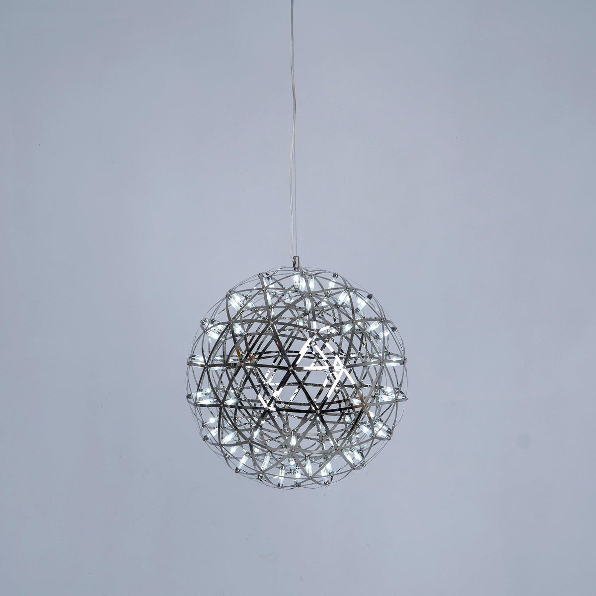 Delcourt Silber Spark Ball Pendelleuchte