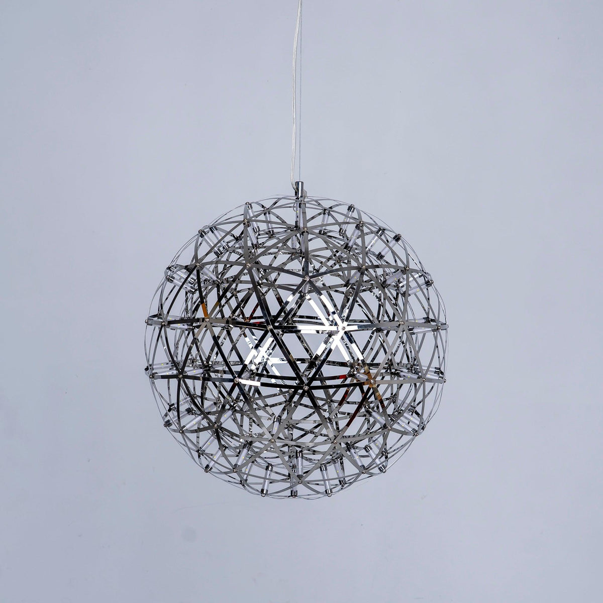 Delcourt Silber Spark Ball Pendelleuchte