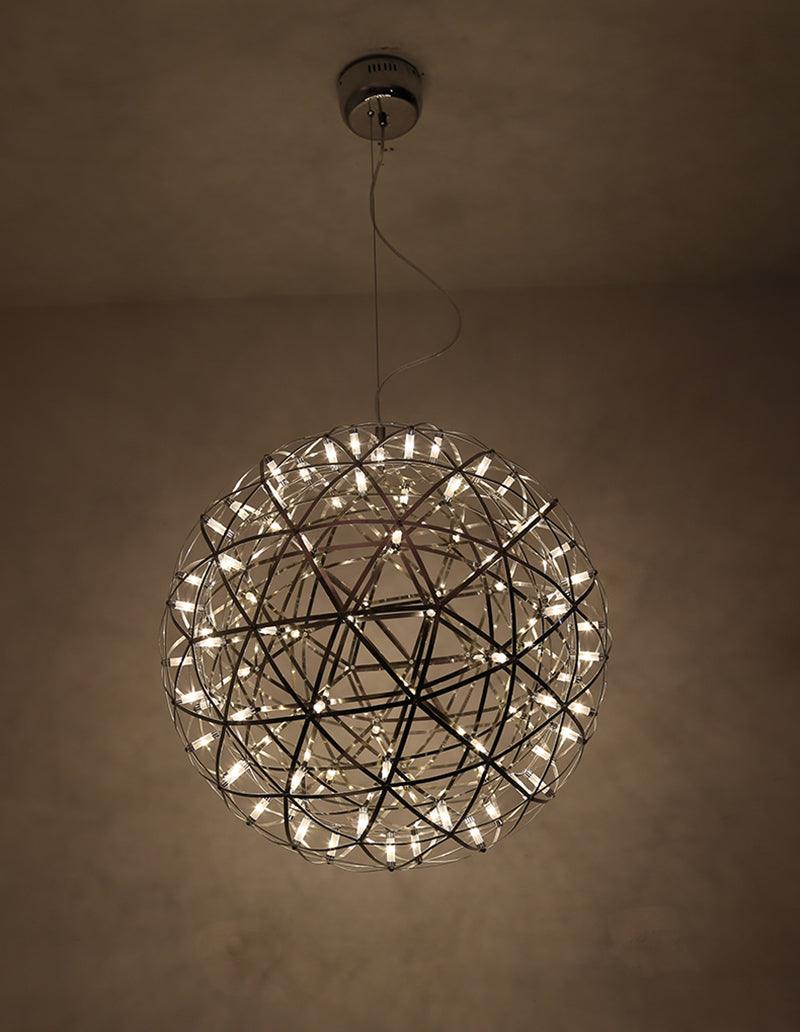 Delcourt Silber Spark Ball Pendelleuchte