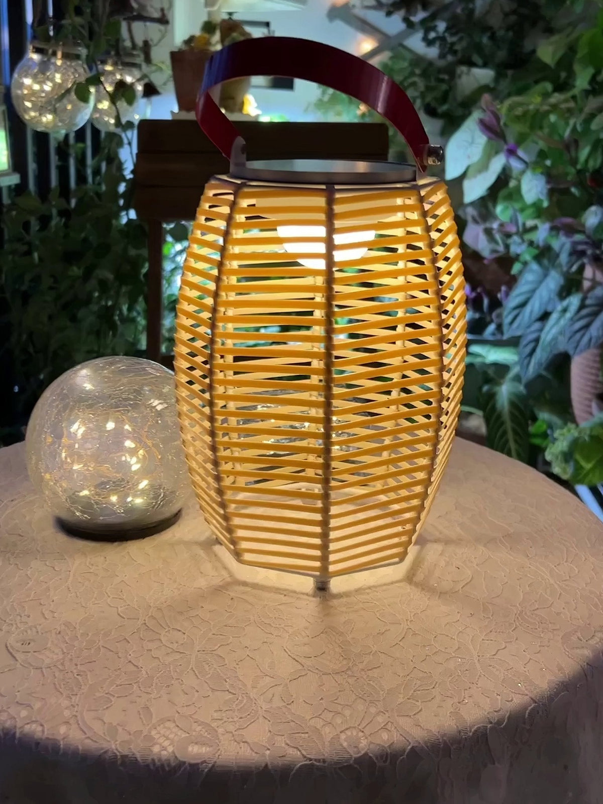 Olraeil Rattan Stehleuchte