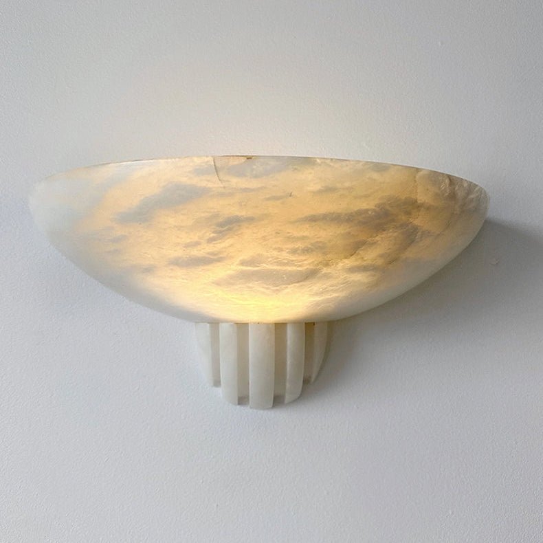 Rare Alabaster-Wandleuchte