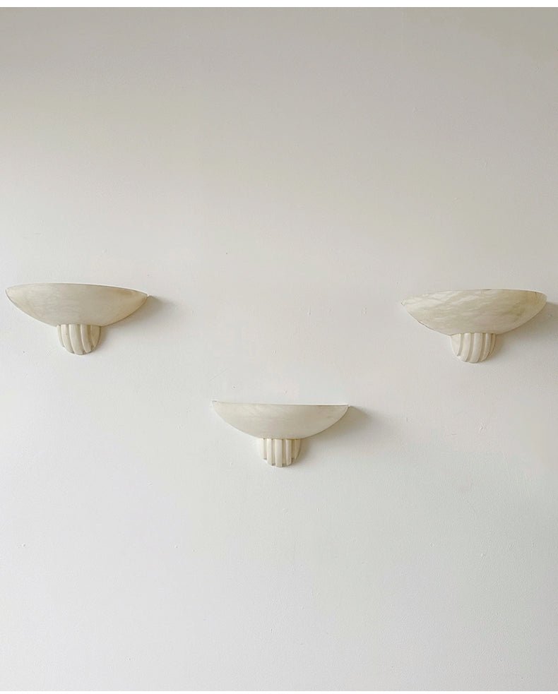 Rare Alabaster-Wandleuchte