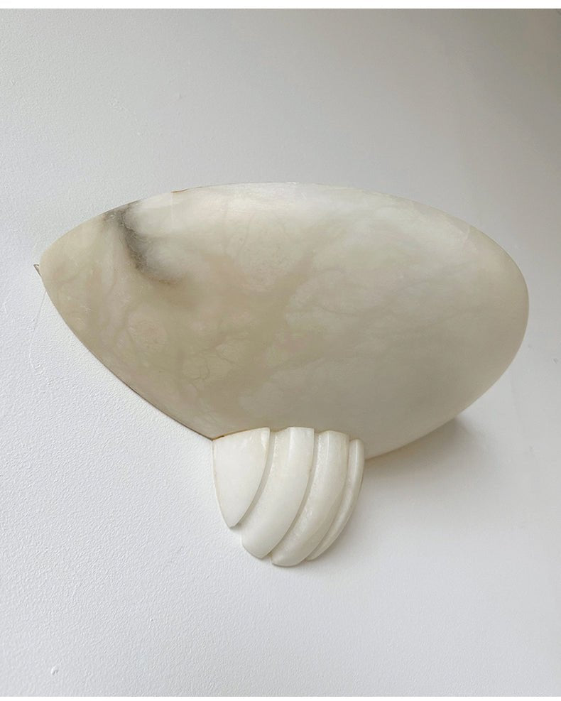 Rare Alabaster-Wandleuchte
