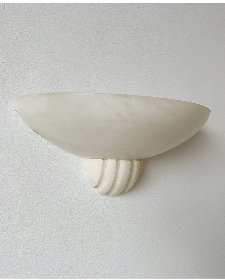 Rare Alabaster-Wandleuchte