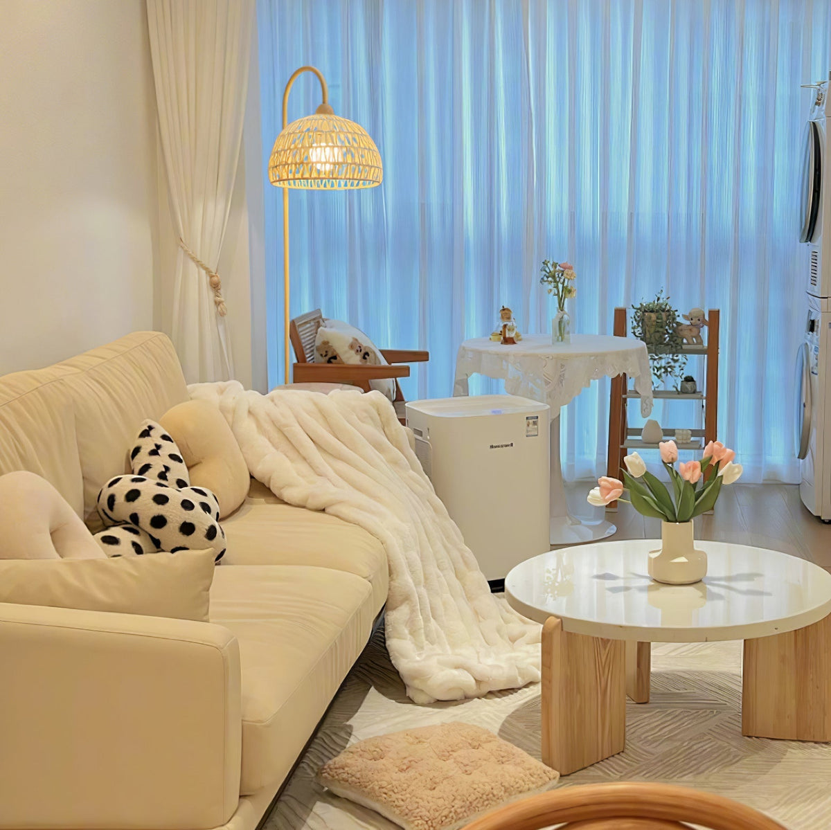 Tor Minimalistische Stehleuchte Beige