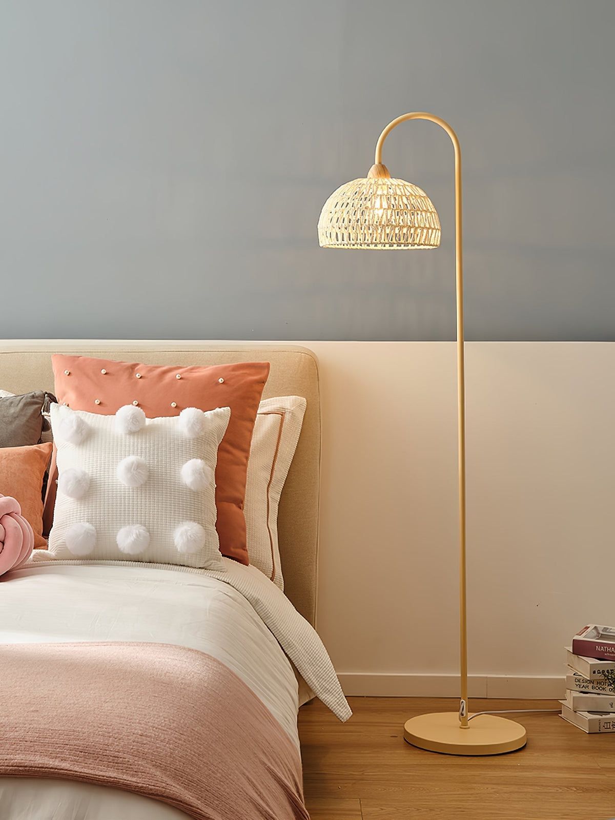Tor Minimalistische Stehleuchte Beige