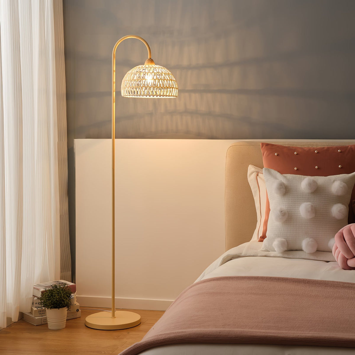 Tor Minimalistische Stehleuchte Beige