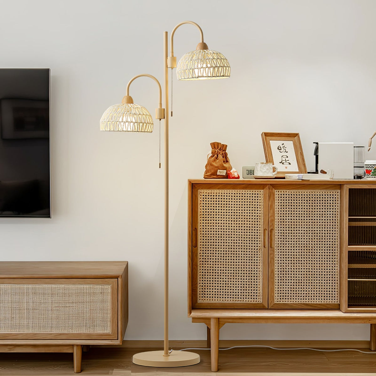 Tor Minimalistische Stehleuchte Beige