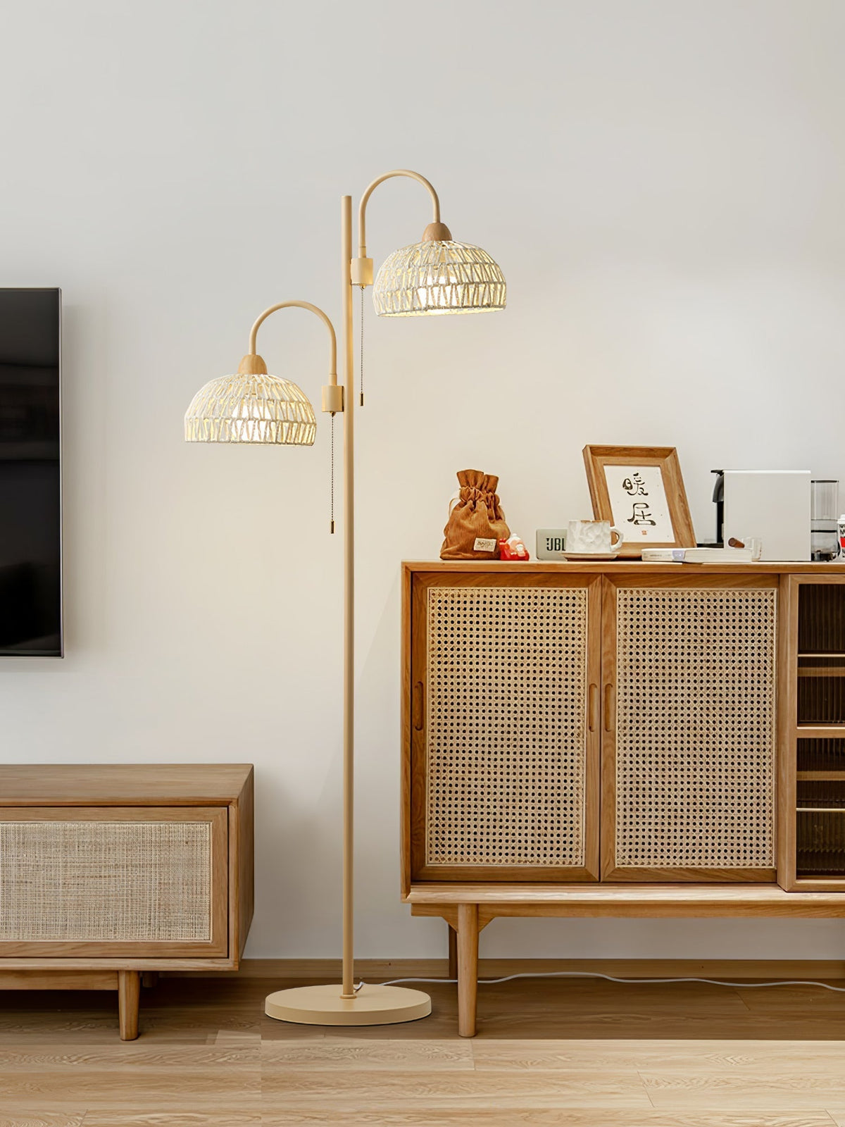 Tor Minimalistische Stehleuchte Beige