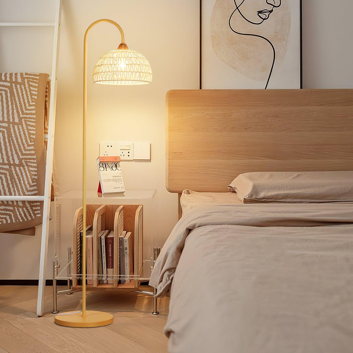 Tor Minimalistische Stehleuchte Beige