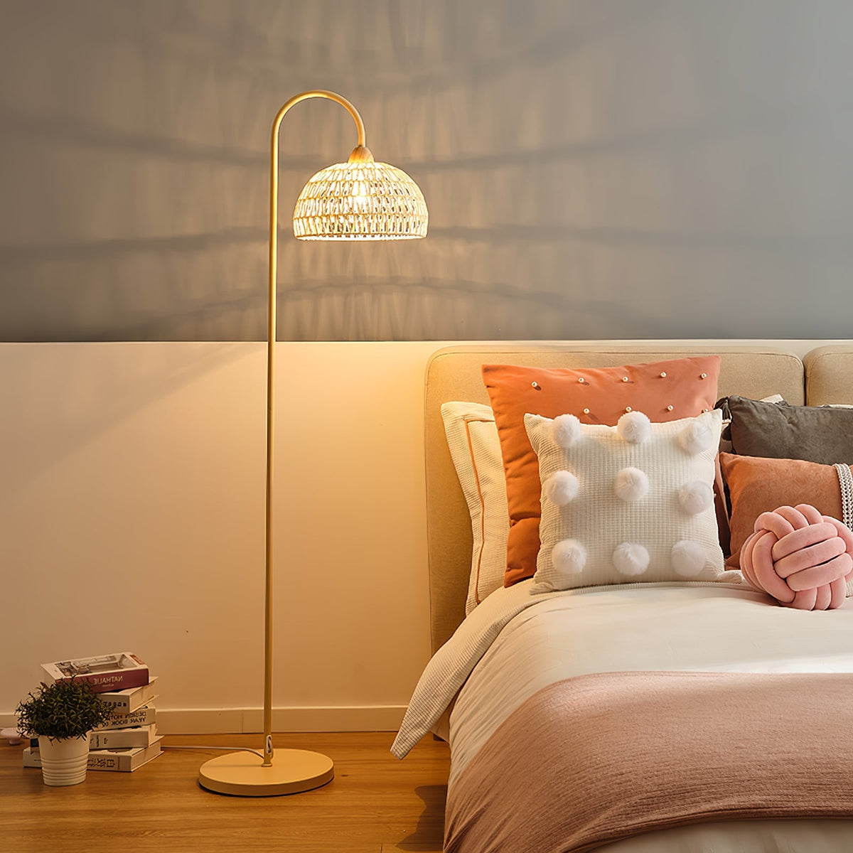 Tor Minimalistische Stehleuchte Beige