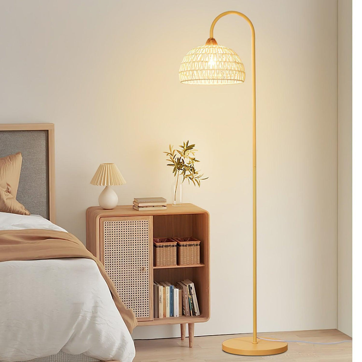Tor Minimalistische Stehleuchte Beige