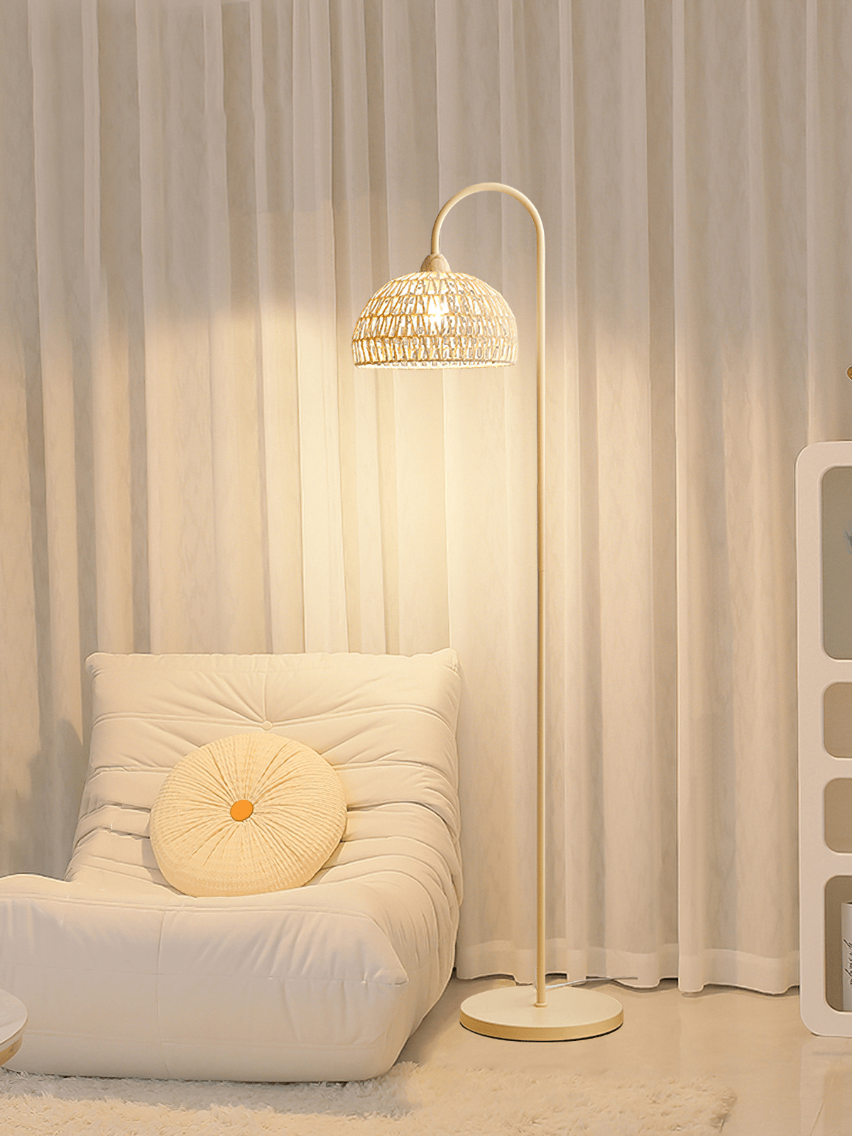 Tor Minimalistische Stehleuchte Beige