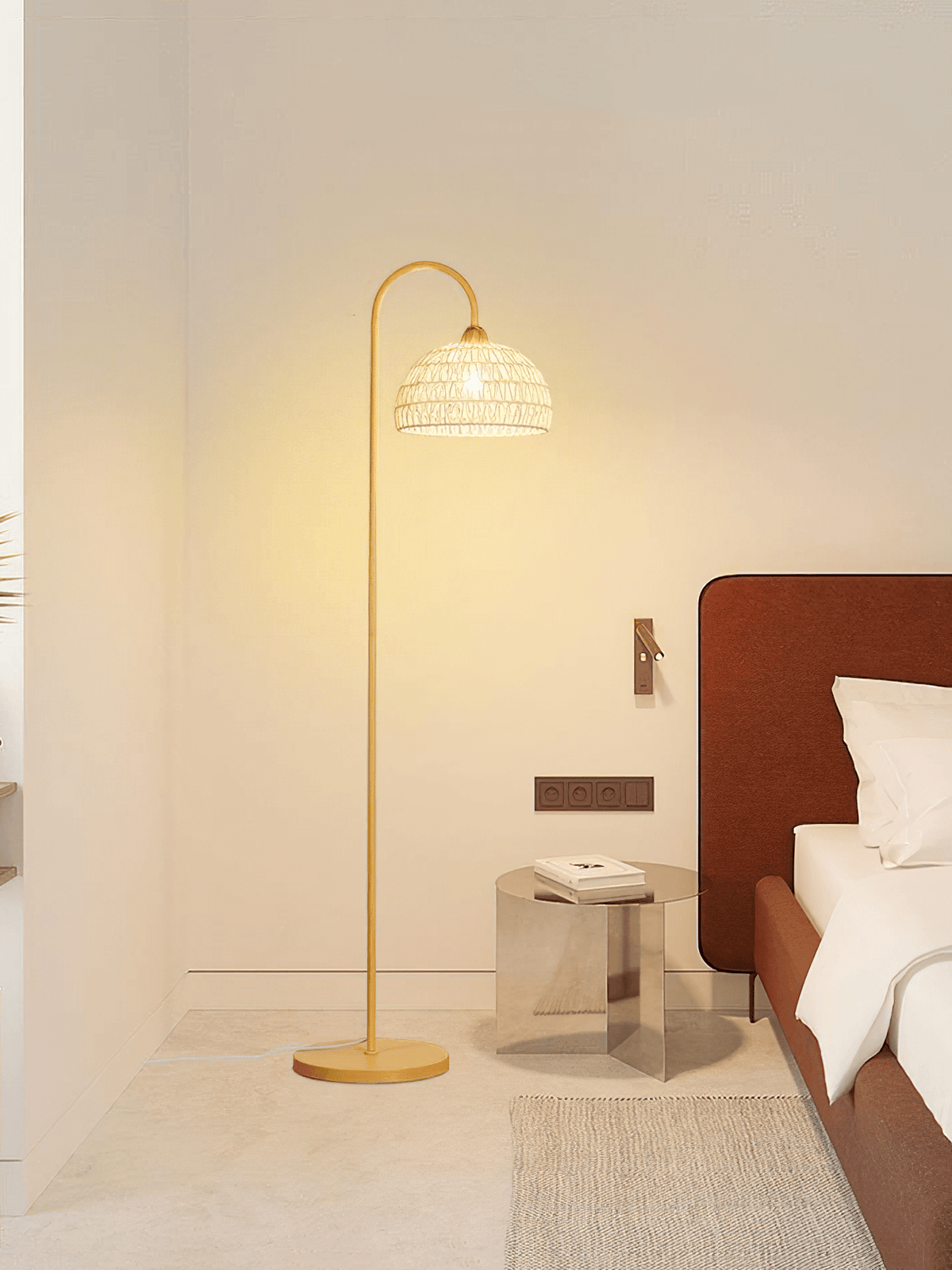 Tor Minimalistische Stehleuchte Beige