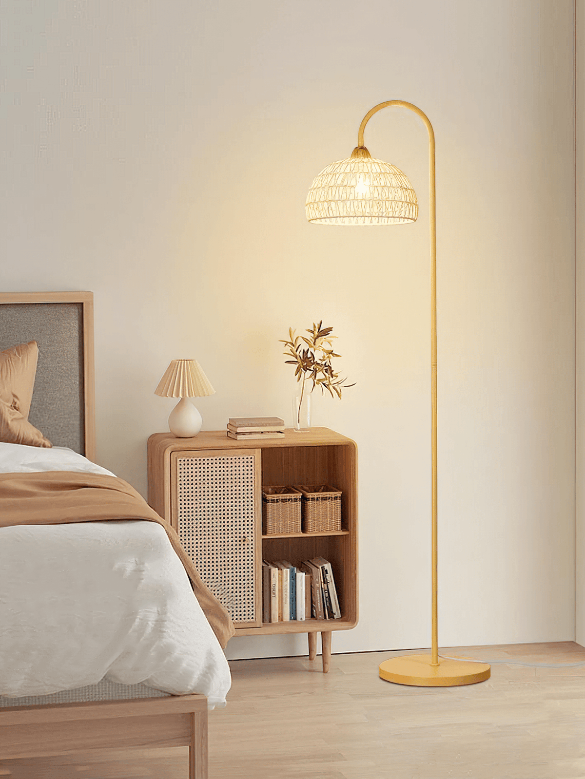 Tor Minimalistische Stehleuchte Beige